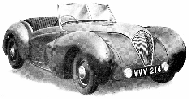 1946 Healey Prototype With 2.4 Litre Riley Engine